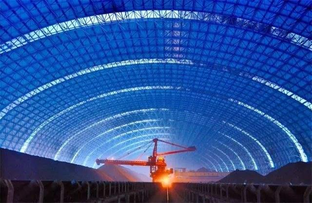 黄冈亿优钢构工程师为您解析原料场封闭技术的特点和类型